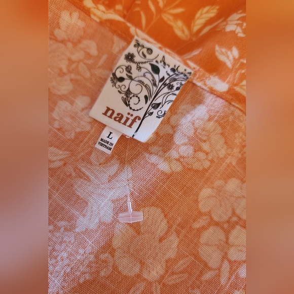 NWT Naif Floral Lined Dress Size Large - Picture 10 of 13